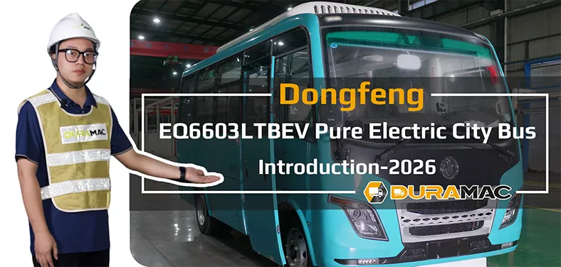 DongFeng EQ6603LTBEV Electric bus video