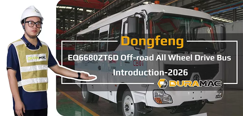 DongFeng EQ6680ZT6D All-wheel drive Bus video