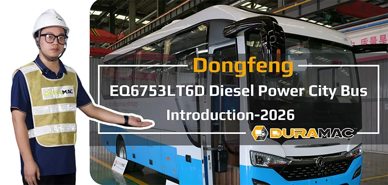 Dongfeng EQ6753LT6D Fuel bus video