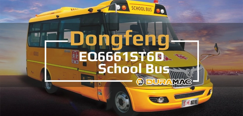 Dongfeng EQ6661ST6D school bus video